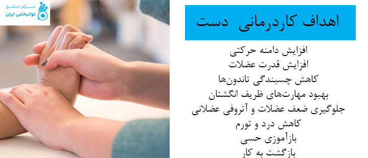 اهداف کاردرمانی دست